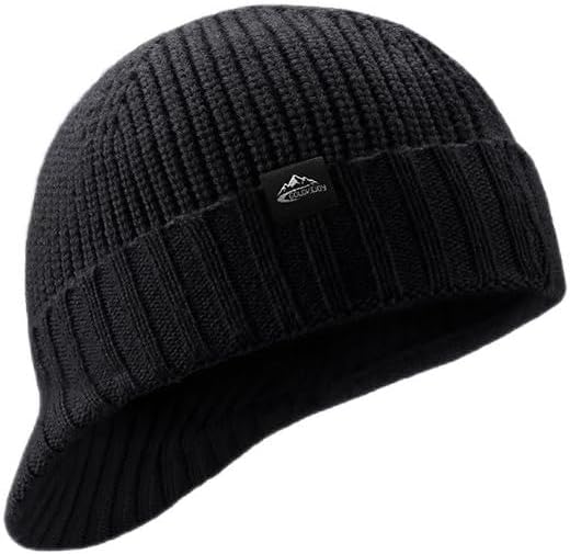 TheKufi® Plain Black Open-Weave Nylon Large Stretchy Kufi Hat